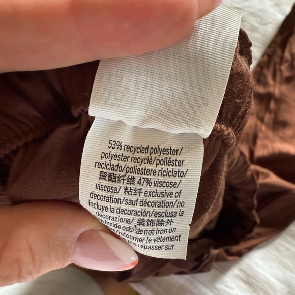 PINK Victoria's Secret Brown Wide-Leg Pants - Picture 4 of 6